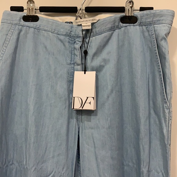 Diane Von Furstenberg Woman’s Katara Denim Pants - Picture 8 of 8